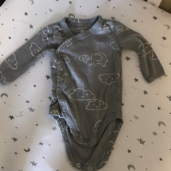 3 side snap long sleeve onesies NEW MOM MUST ! - Picture 2 of 4